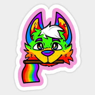 Pride puppy Sticker